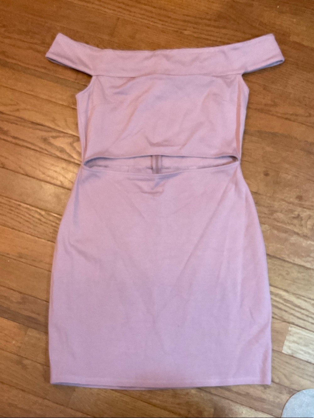 Urban Outfitters Silence + Noise Lilac Front Cutout Bodycon Dress Size Medium